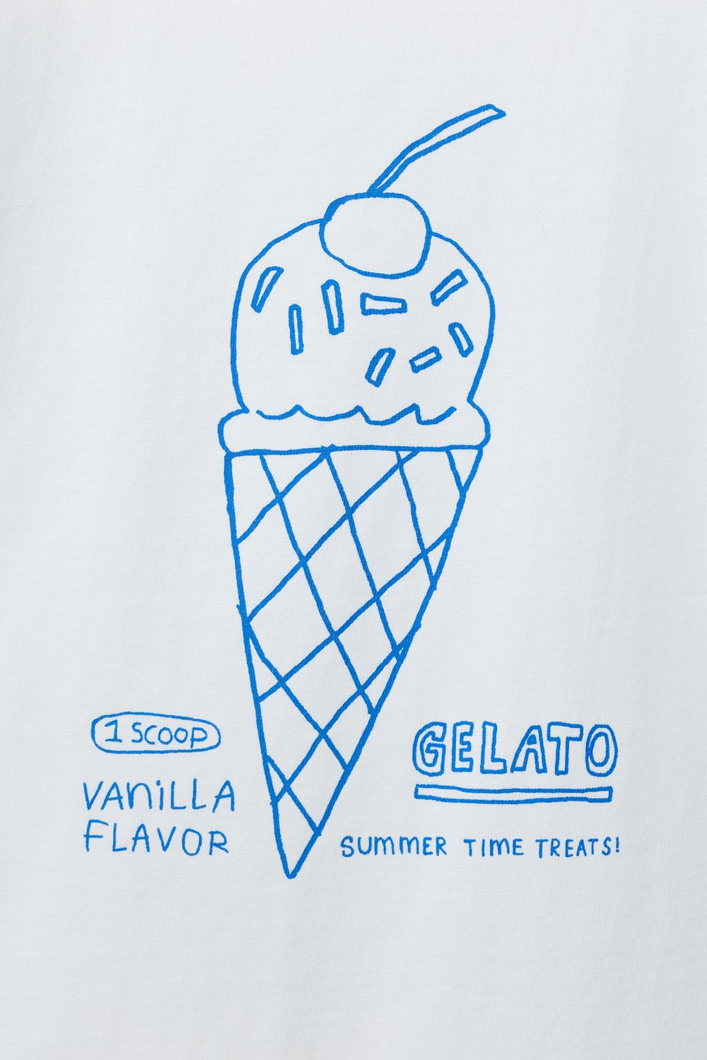 ZARA ФУТБОЛКА С ПРИНТОМ, БЕЛЫЙ