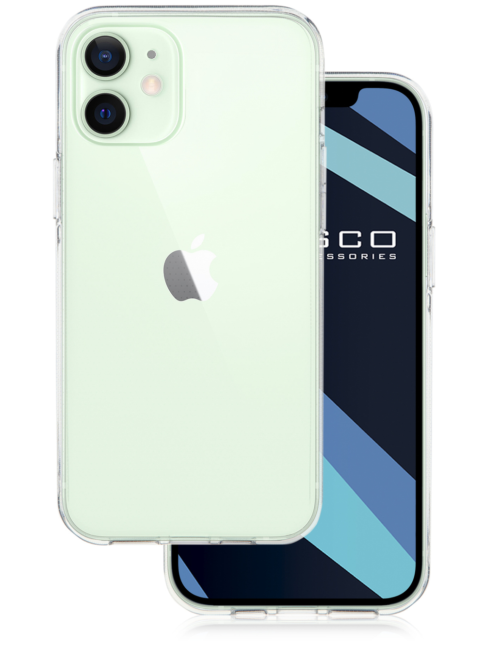 Чехол ROSCO для Apple iPhone 12 mini оптом (арт. IP12MINI-TPU-TRANSPARENT)
