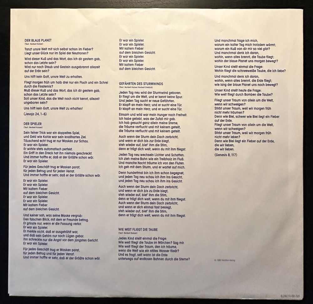 Karat - Der Blaue Planet (Германия 1982г.)