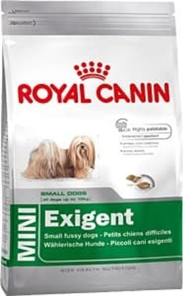 Royal Canin 800г. Мини Экзиджент корм для собак привередливых в питании от 10 месяцев и старше