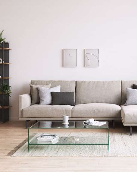 Стеклянный столик Burano 110х55 см | La Forma | Испания | Купить в Hallberg.ru