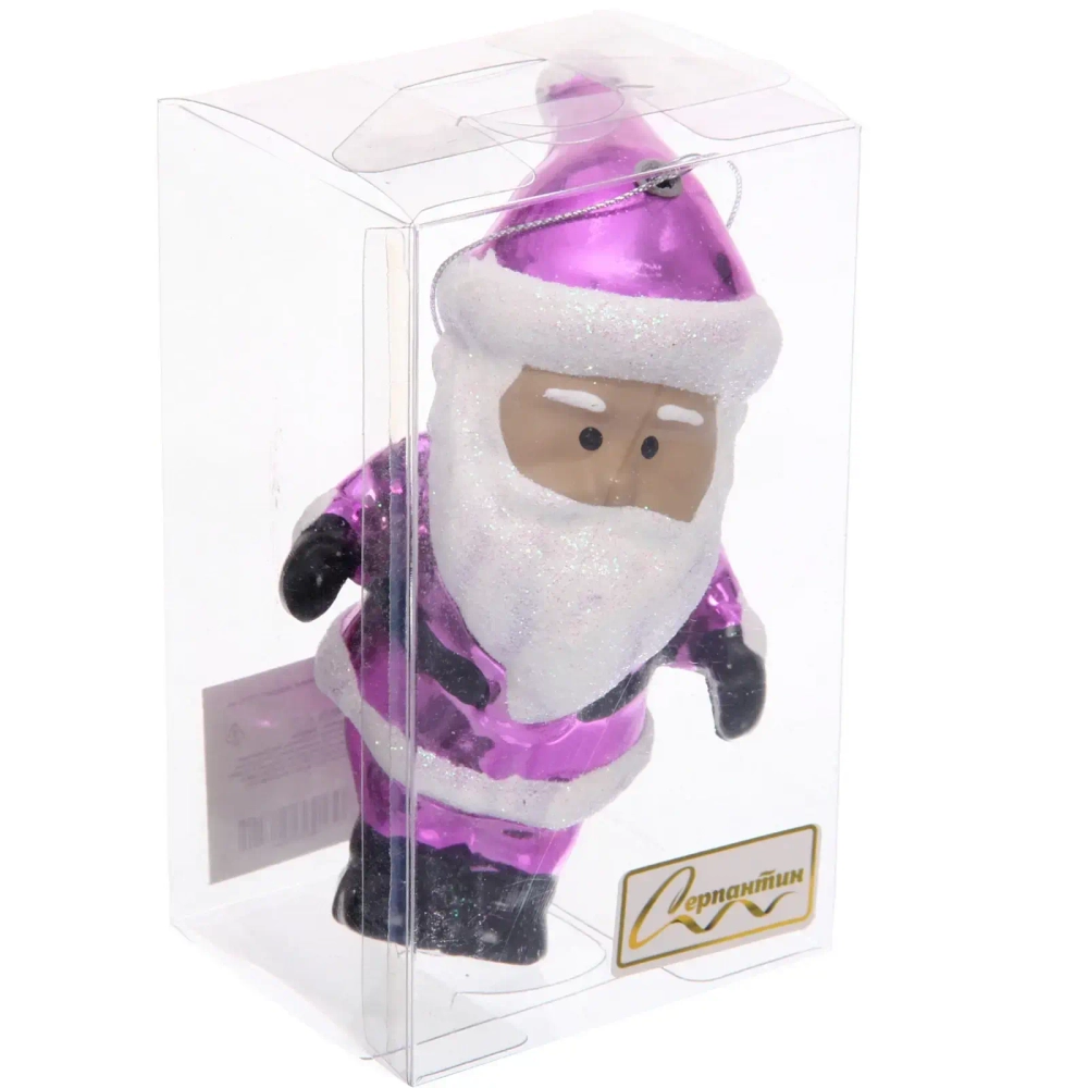 Елочная игрушка «Очаровательный дедушка» 7*6*12 см, Фиолетовый