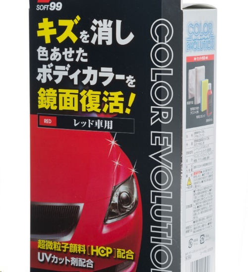 Полироль кузова цветовосстанавливающия 100 мл  Color Evolution Red  для красного цвета (SOFT99)