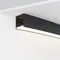 Радиусный профиль 35x35 D3000мм 1/8 круга черный Led Strip alm-3535r-b-d-45°-3m