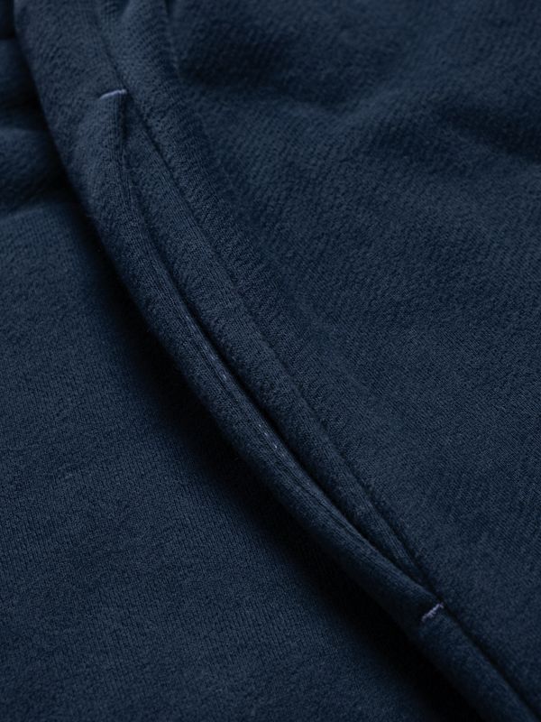 Брюки Logo оверсайз темно-синие - фото 8