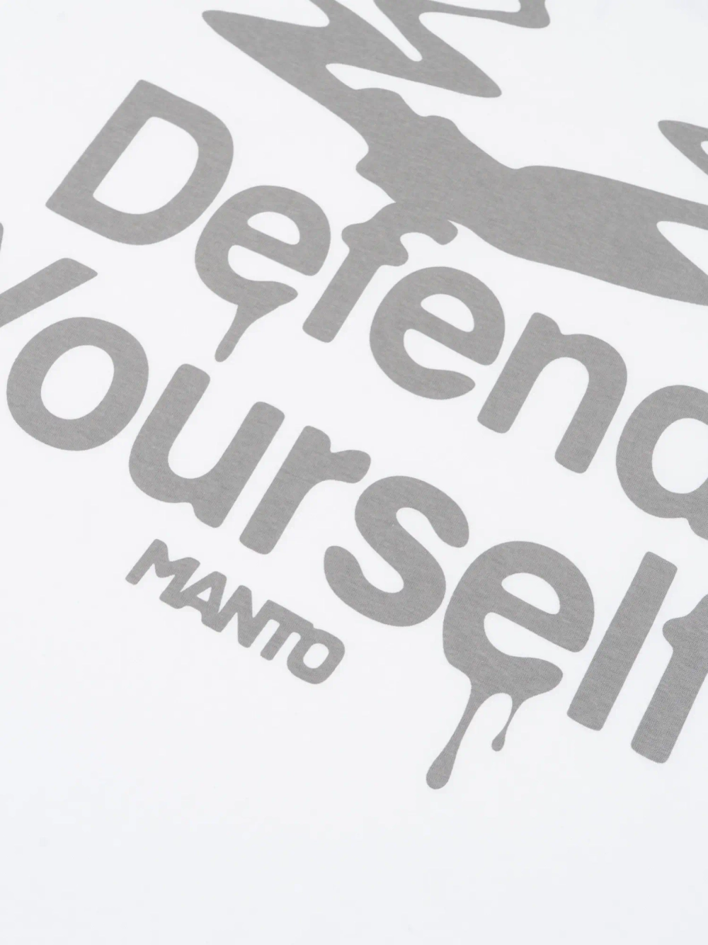 Футболка MANTO DRIP белая