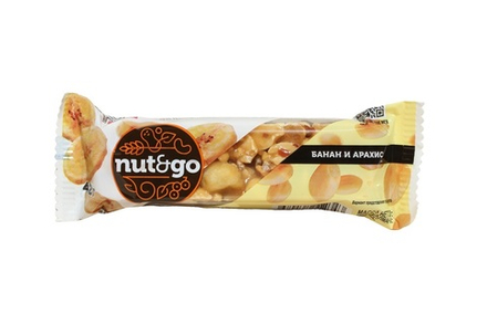 Nut&go bar kikiriki i banana