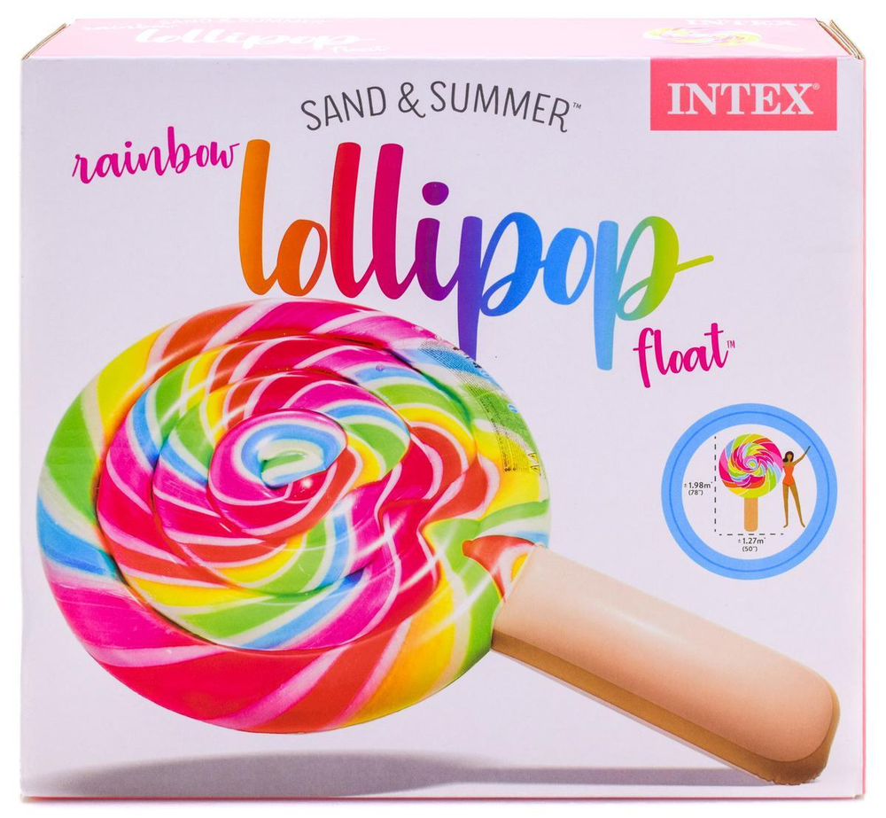 Плот для плавания 208*135см Леденец (Intex)