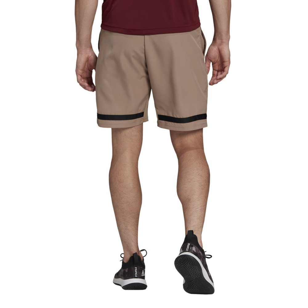 Мужские шорты теннисные Adidas Club Short - chalky brown/black