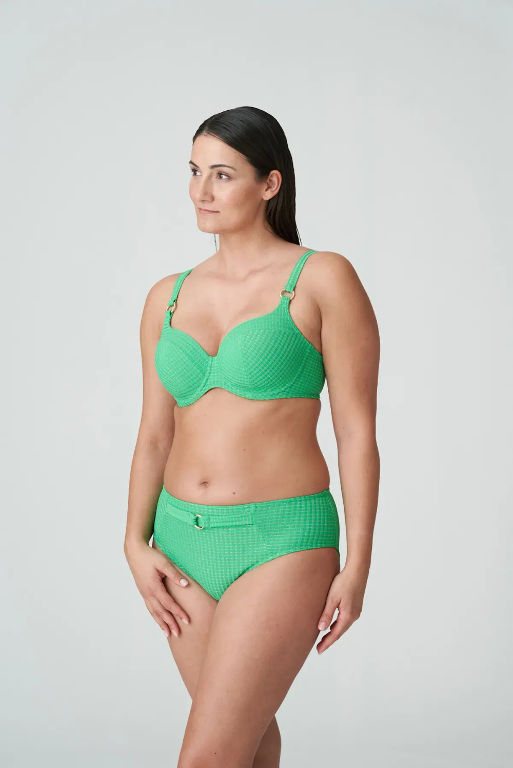 PRIMADONNA Топ с вырезом в форме сердца, зеленый