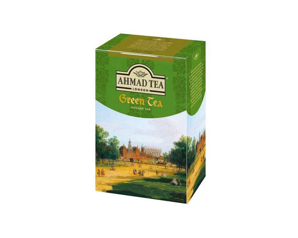 Чай зеленый листовой Ahmad Tea Green Tea, 200 г (Ахмад)