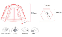 Кемпинговый тент Mosquito Plus