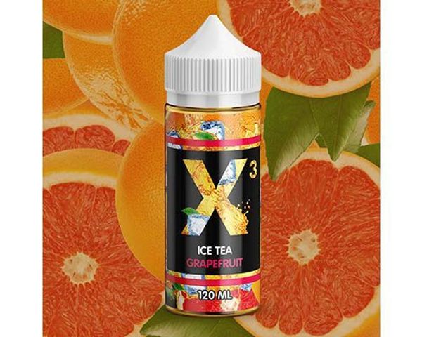 Купить X-3 ICE TEA - Grapefruit 120 мл