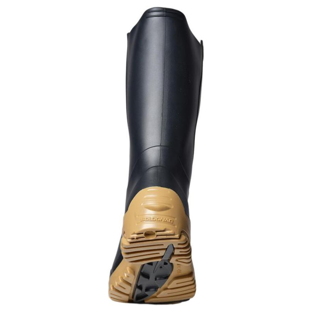 DECATHLON WELLIES 100 Waterproof And Wear resistant Slip on Rain Boots Women"s Black Brown