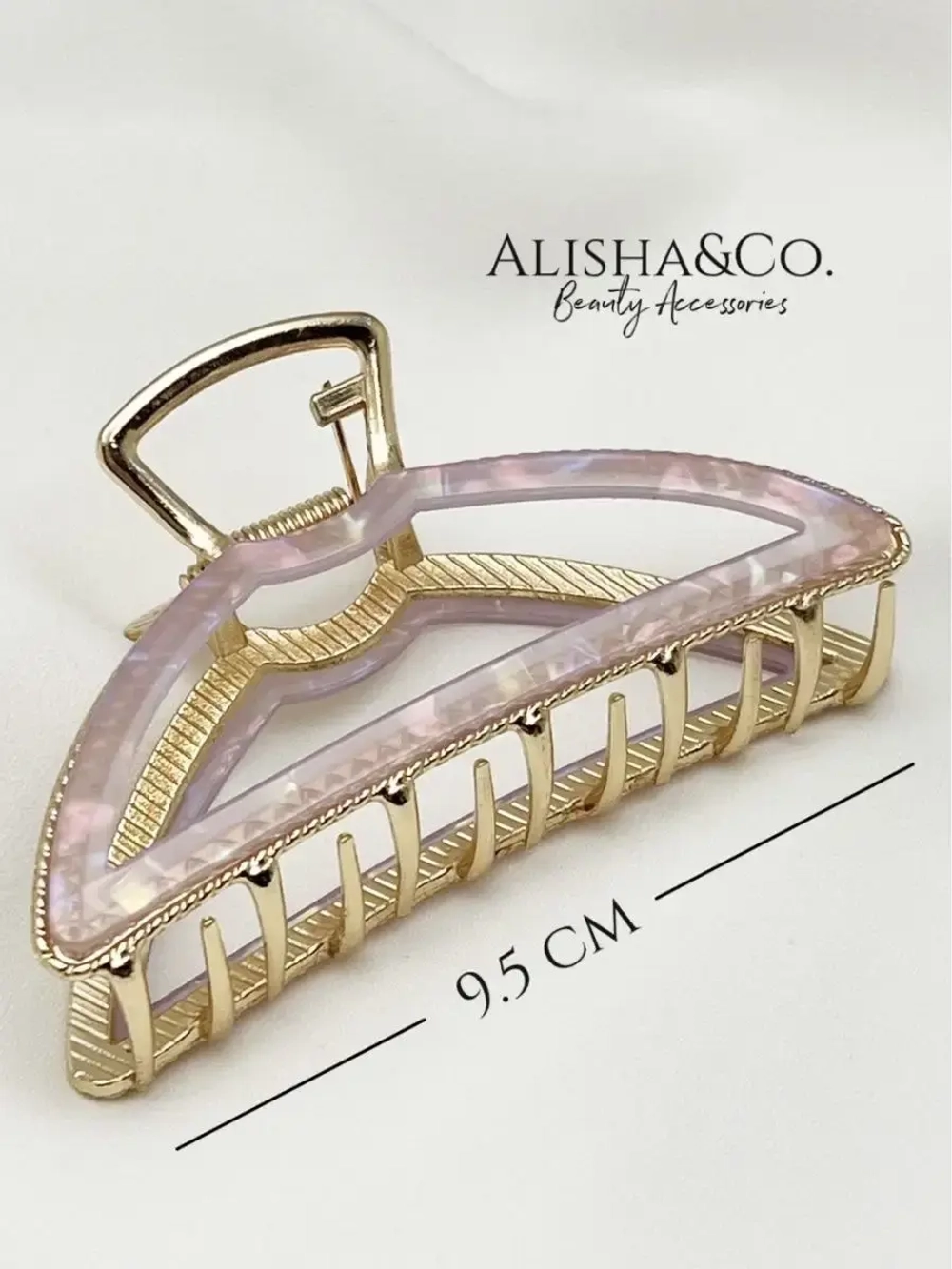 Аксессуар для волос Крабик средний металл Elegance