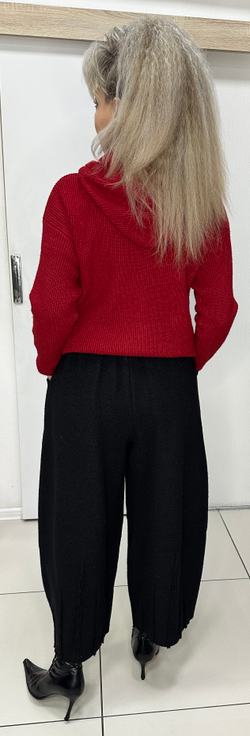 Немецкие трикотажные брюки-палаццо