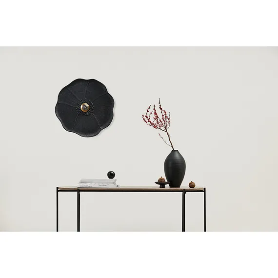 Светильник настенный wildflower, D46 см, черный