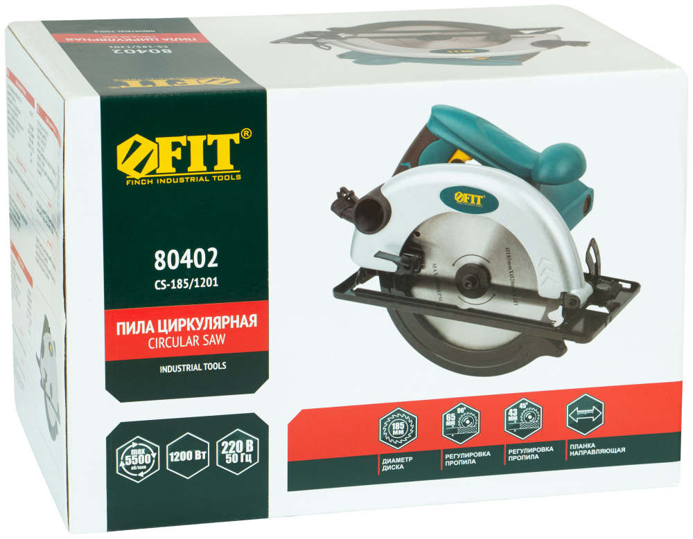 Пила дисковая Fit 80402