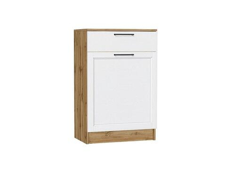 Тумба Стиль ТБ-601 с ящиком White Silkwood Дуб Вотан