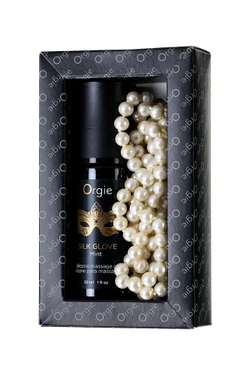 Силиконовый массажный гель и жемчужное ожерелье Orgie PEARLS LUST MASSAGE