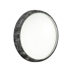 7639/DL COLOR SN 137 Светильник пластик/черн. мрамор LED 48Вт 4000K D410 IP43 MRAMO BLACK