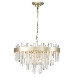 Citilux Лаура CL301292 Люстра хрустальная подвесная Шампань