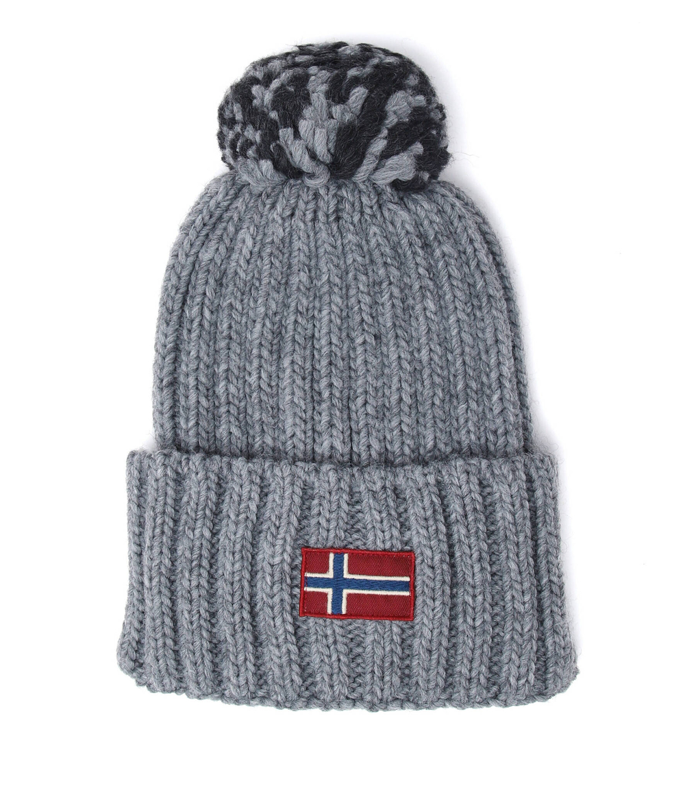 шапка semiury Napapijri - серый(NP0A4GKC)