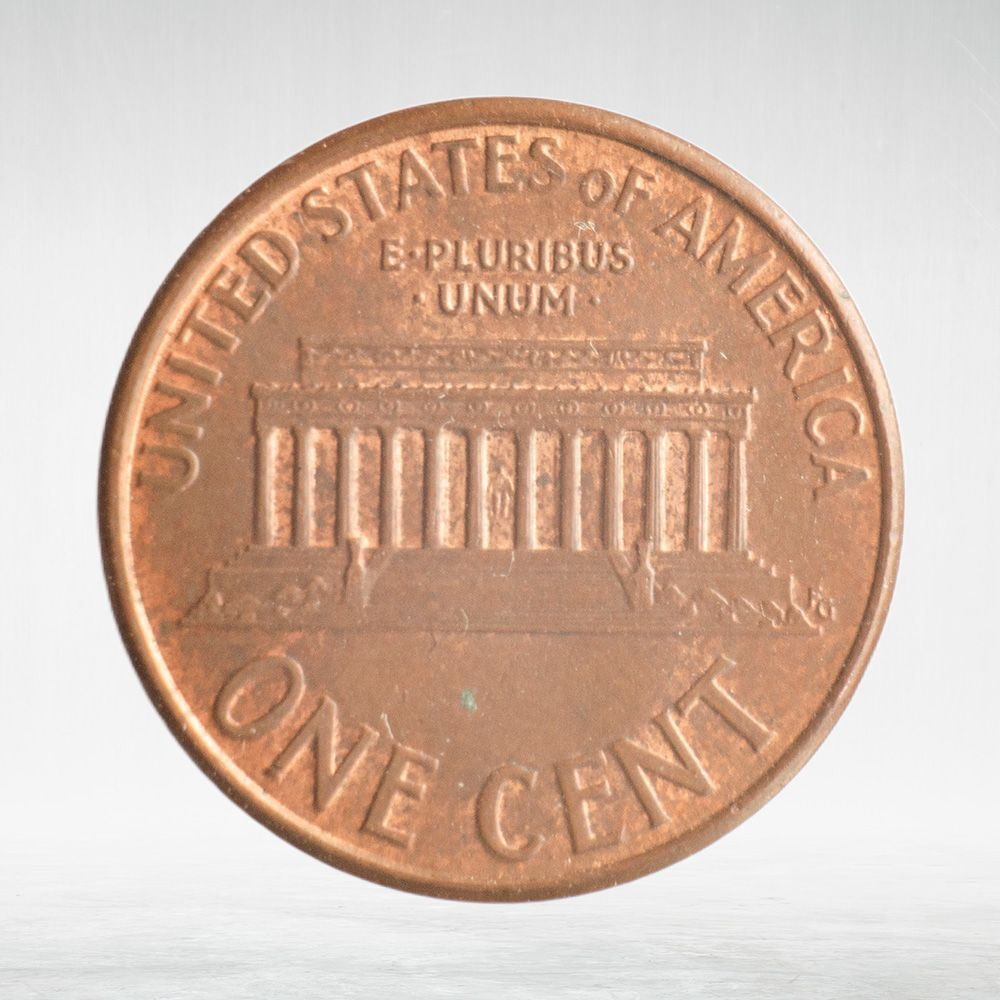 USA, 1 Cent, 1994 - Lincoln Memorial Cent, VF