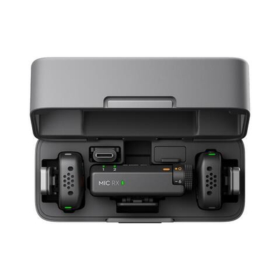 Комплект беспроводных микрофонов DJI Mic Mini (2 трансмиттера, ресивер, зарядный футляр)