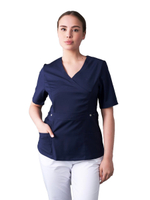 Туника медицинская женская Тезис TZ305, темно-синий, 40
