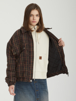 Женский Бомбер Ava Plaid