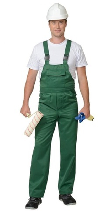 Полукомбинезон  рабочий Зеленый