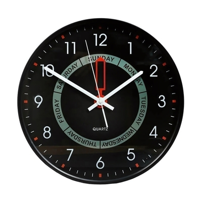 Часы настенные 35,7*5,5см EG6912EW-BM296B, черный