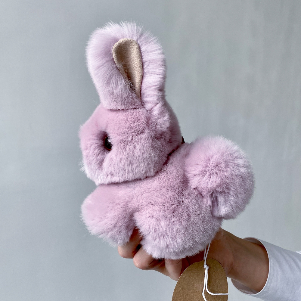 Кролик Тоша маленький (лиловый)