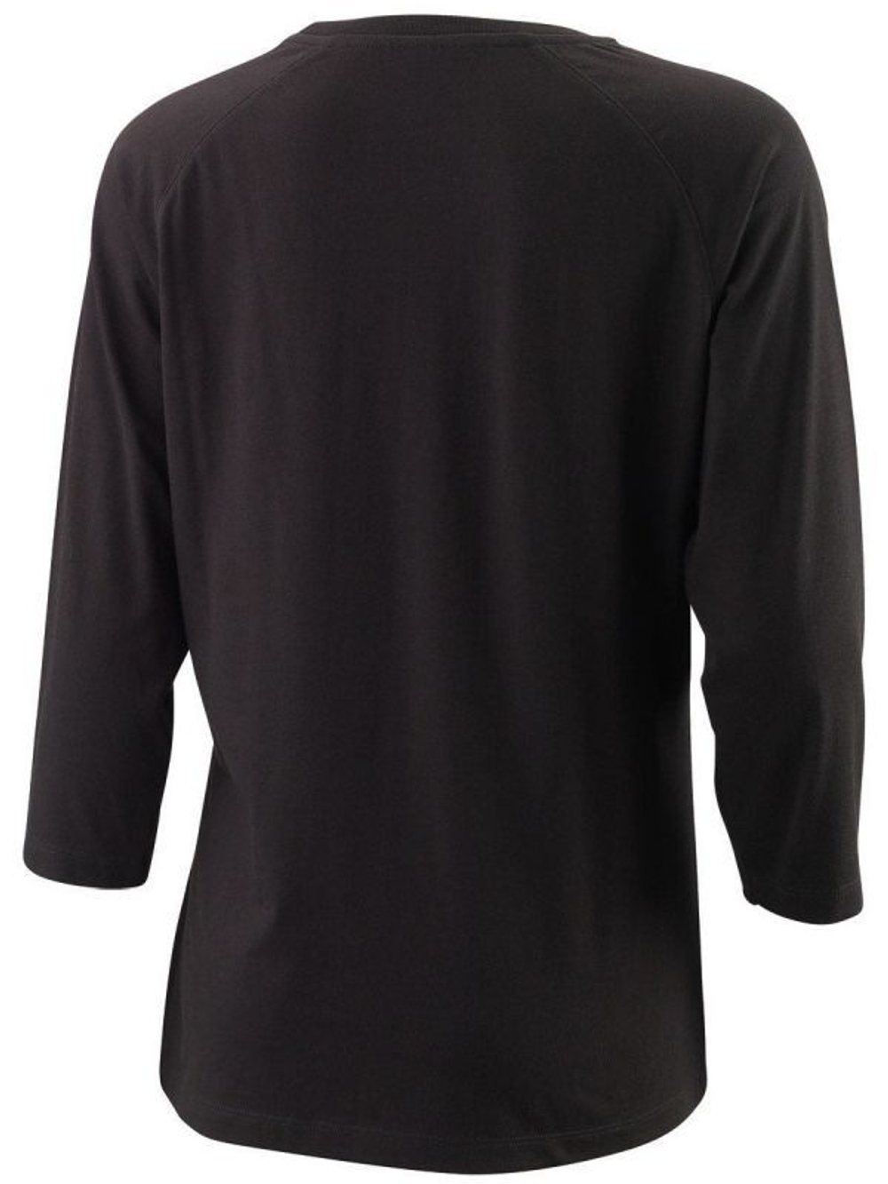 Женская теннисная футболкаWilson Team II 3/4 Sleeve Tch Tee W - black