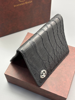 Кошелёк из кожи крокодила Stefano Ricci