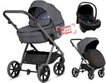 Детская коляска Tutis Uno 6 Plus Essential collection 3 в 1 с автокреслом Elo Lux EduSky Black 1602169 Antracite