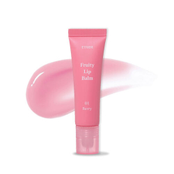 Etude House Fruity Lip Balm Berry ягодный бальзам для губ (тон 01)