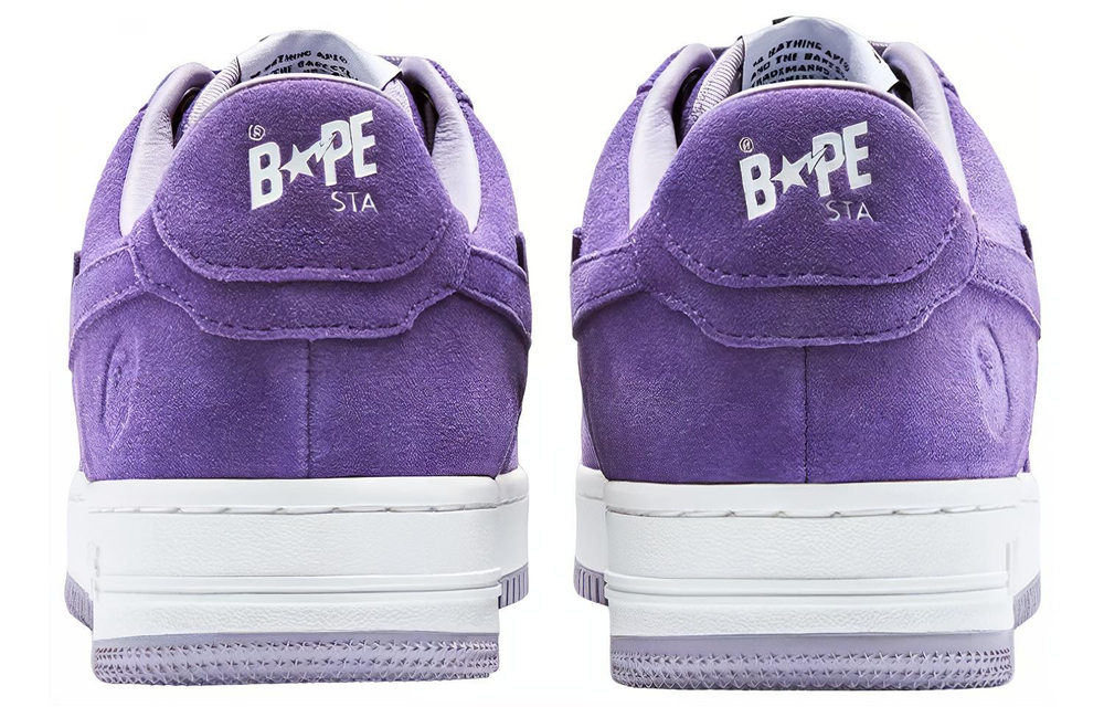 Bape A Bathing Ape Bape Sta Suede Purple 2022