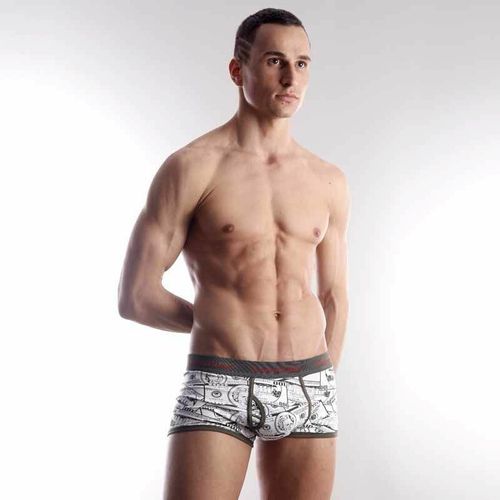 Мужские трусы хипсы Calvin Klein 365 print  Green Dollar