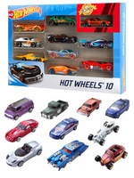 Игровой набор Hot Wheels Базовые машинки 1:64 54886-N0721 | Hot Wheels Basic Car 10-Pack | набор из 10 машинок 1:64 | 3+
