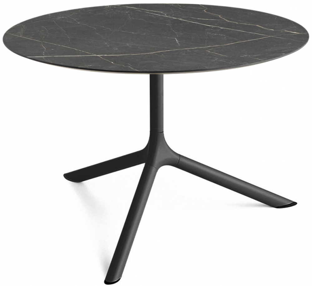 Столик ламинированный кофейный Scab Design Tripe Maxi, черный, черный мрамор Сахара