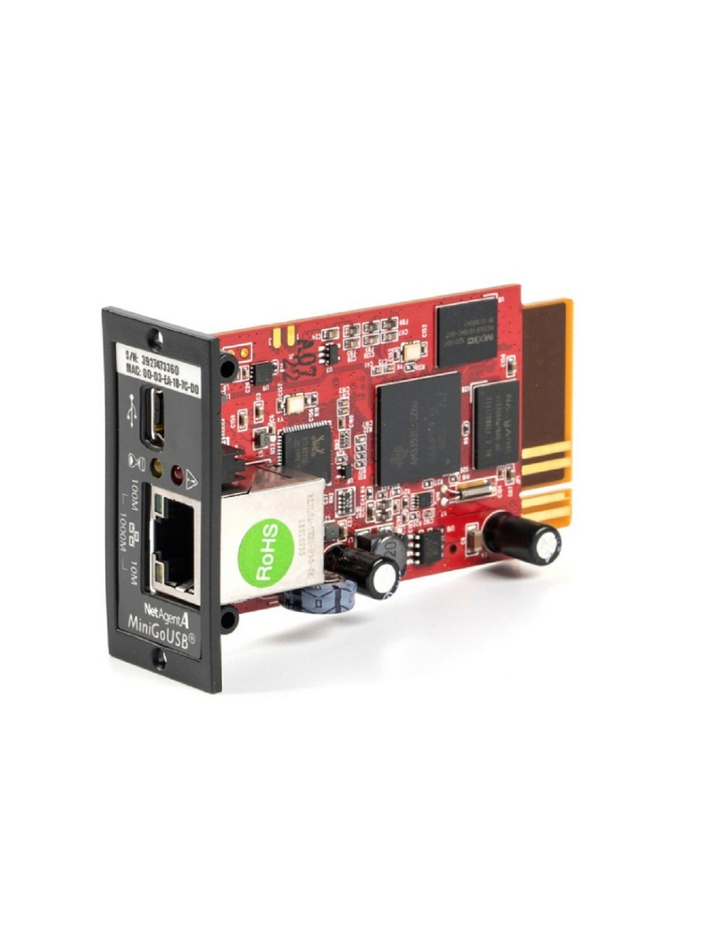 БАСТИОН SNMP-модуль DA 806 для SKAT UPS-RACK от 1000ВА до 3000ВА Мониторинг и управление по Ethernet (2166)