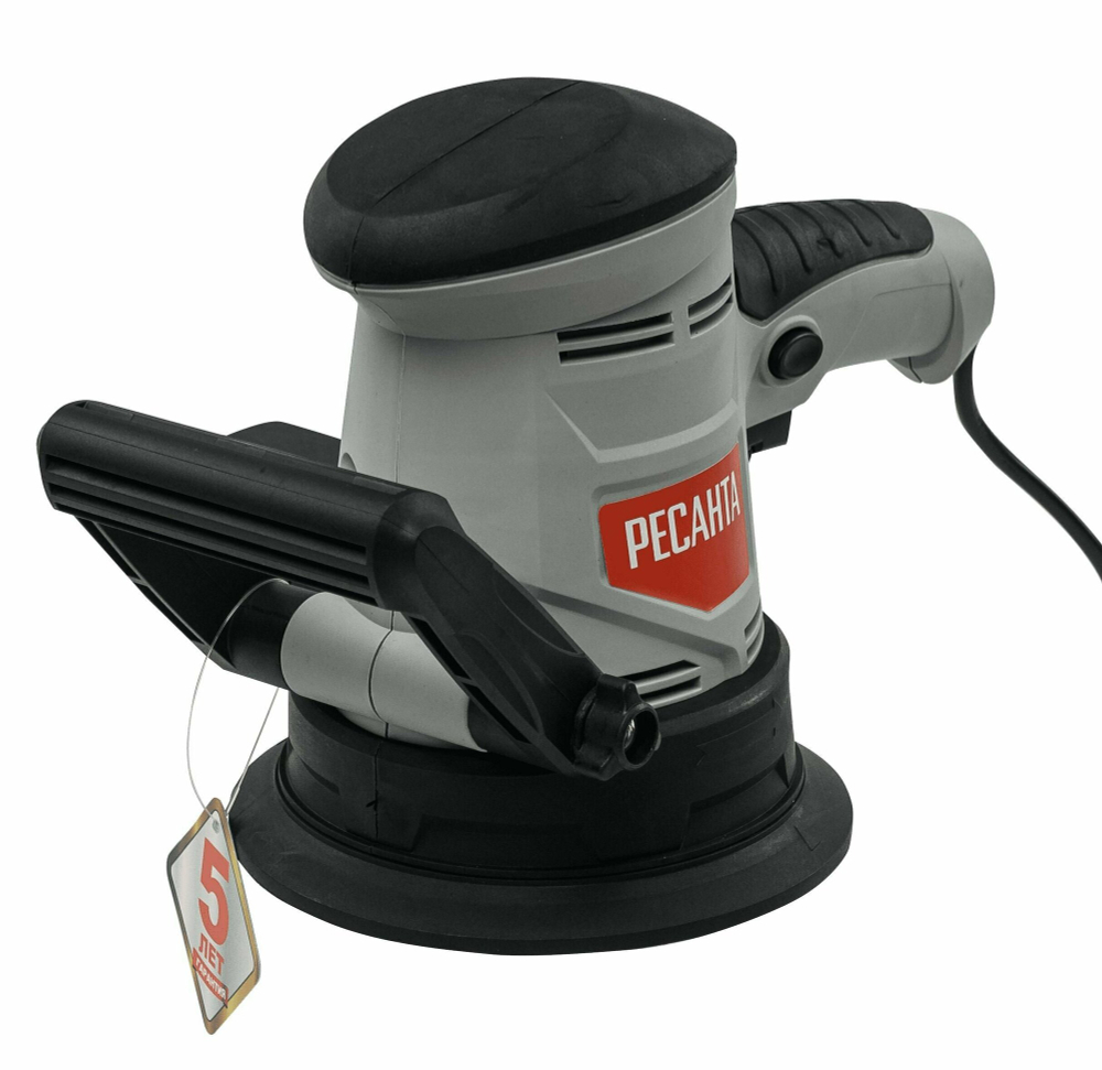 Шлифовальная машина Ресанта ЭШМ-125Э, для стен и потолка, пылесборник