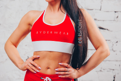 Женский топ Ryderwear BSX Sport Bra Red