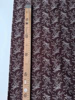 Фланель Грация на шоколадном фоне