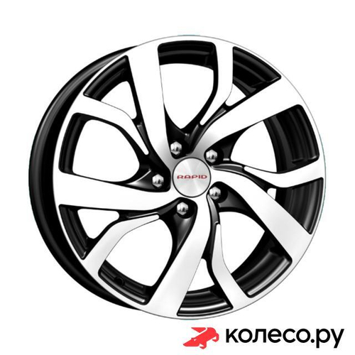 Палермо (КС607) 6.5x16/5*114.3 D67.1 ET40 Алмаз-черный