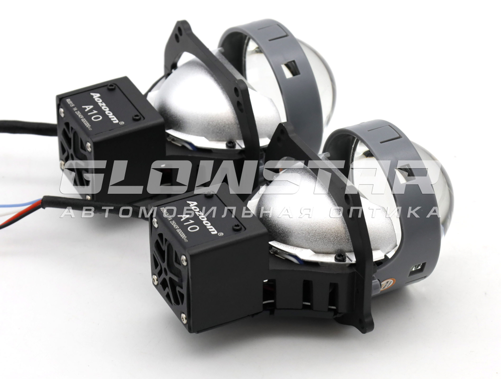 Билед модули Aozoom A10 Unicorn 3.0 дюйма, 2 чипа, 5500К, 12V, 58W/66W, крепление 3R (комплект, 2шт)