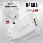 Сетевой адаптер питания DEESPI DS-MR79 5V/2,1A 1USB (белый)