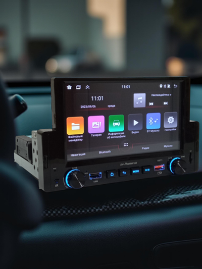 Автомагнитола с экраном 7" Android 2+32GB Wi-Fi RGB DV-Pioneer.OK